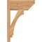 Ekena Millwork Imperial Slat Smooth Outlooker, Western Red Cedar, 7 1/2"W x 16"D x 24"H OUT08X16X24IMP06SWR - alternate 3
